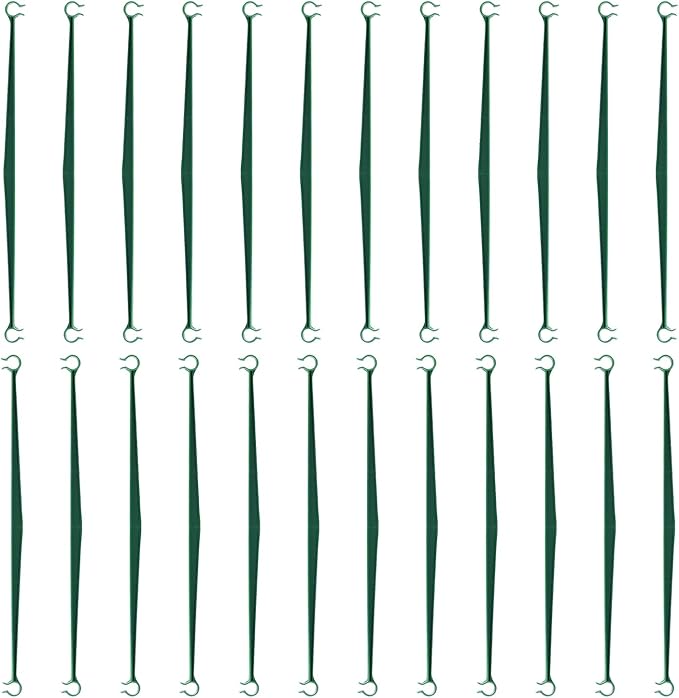 24 PCS Garden Stakes Arms for Tomato Cage 0.43 Inch Diameter Plant Stakes Trellis Connectors for Vegetable Garden Bracket Accessories 11.8 Inches