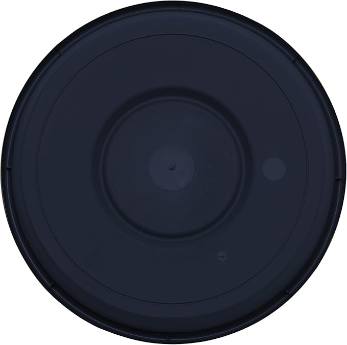 Bloem Terra Resin Saucer Tray: 11.25" Bottom Width - Navy Blue - Matte, Durable, Ribbed Bottom, Indoor and Outdoor, Fits 14" Terra Pots