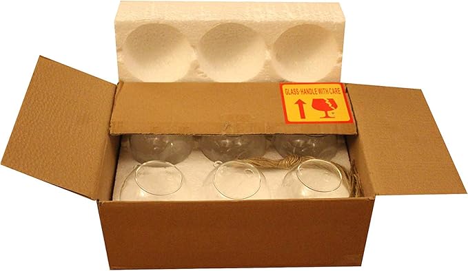3” Hanging Glass Planter Round Candle Holder Succulents Terrarium Decorations Succulent, Tillandsia, Air Plants ， 6 Packs