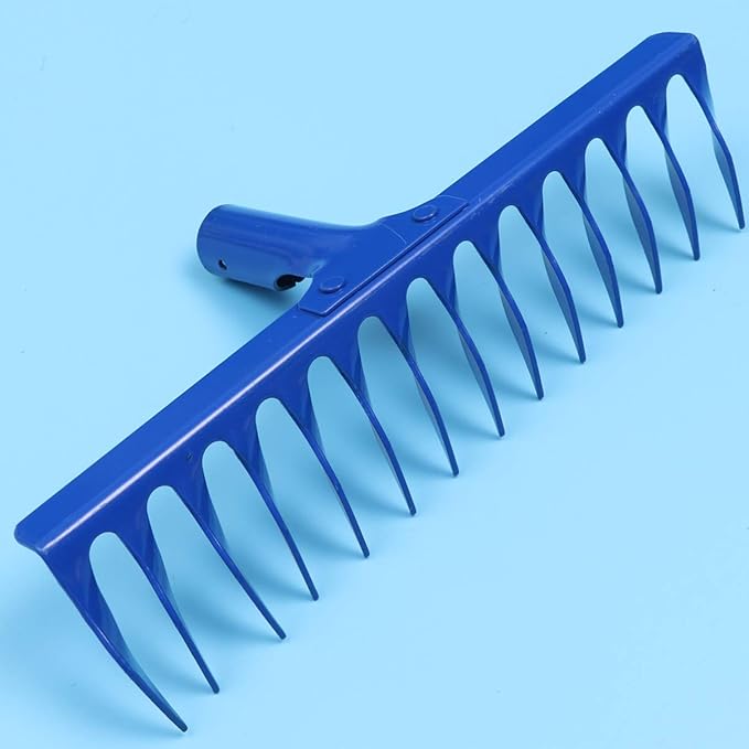 1Pc Garden Cleaning Rake Durable Garden Harrow Tool for Lawn Care Random Color for Farm Use Essential Gardening Accessory Random Color
