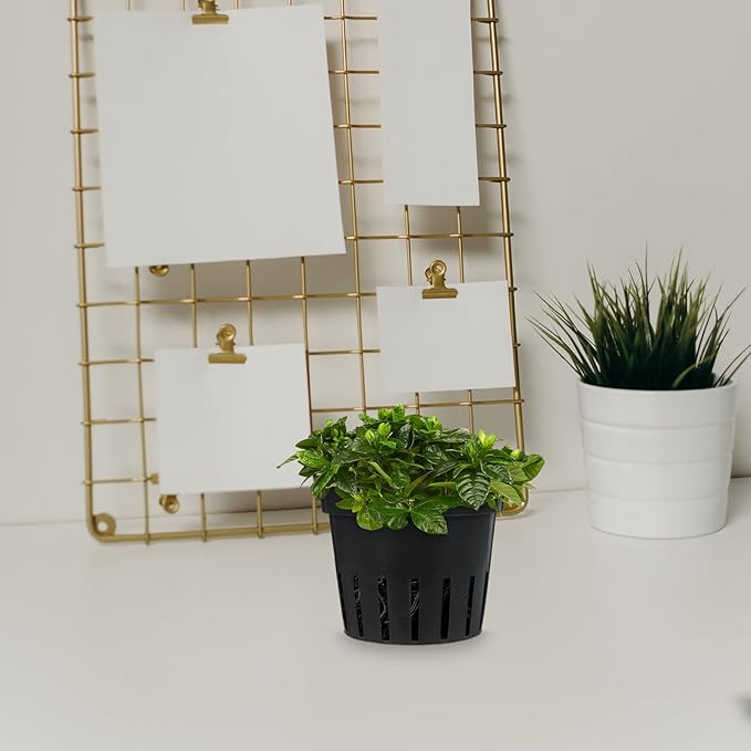 8pcs Black Wall Hanging Planters Set for Indoor Plants, Breathable Root Control Flower Pots with Multiple Drainage Holes, Balcony Vertical Garden Plant Holders Without Hooks