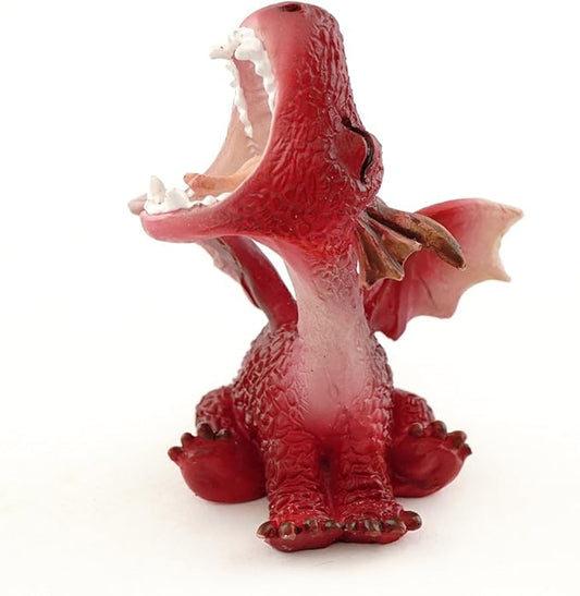 Top Collection 4530 Miniature Fairy Garden and Terrarium Mini Red Dragon Roaring Figurine