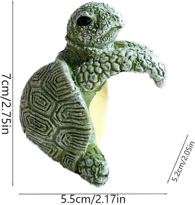 Funny Planter Pillow Turtle Potted Plant Decoration Used as Outdoor Patio Climbing Frame Lovely Garden Decorations and Planter Accessories (B)