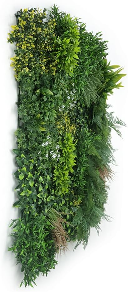 ULAND Artificial Topiary Hedges Panels, Ivy Fence Mat,Verticial Garden Privacy Fence Screen Greenery Wall Backdrop Decor, Garden Privacy Screen Fence（B052） 40x40‘’
