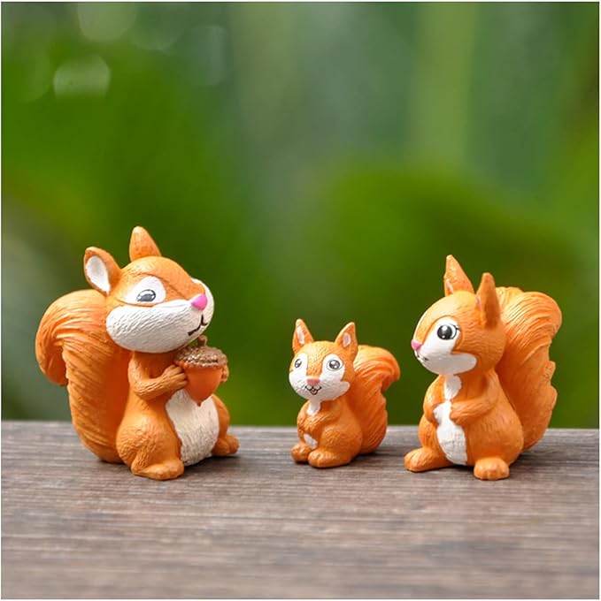Miniature Figurines, Fairy Garden Accessories, Micro Landscape, Plant Pots & Bonsai Craft Decor 3PCS