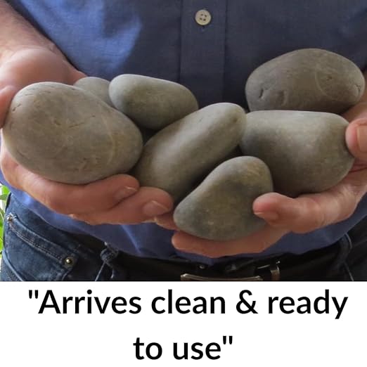 Natural Rocks for Aquarium, 5Lb Stone Terrarium, hydroponic Grow Media, Rock Garden Edging, Terrarium Rocks, Fish Tank Stones, Decorative Stones for vases, Planter Filler
