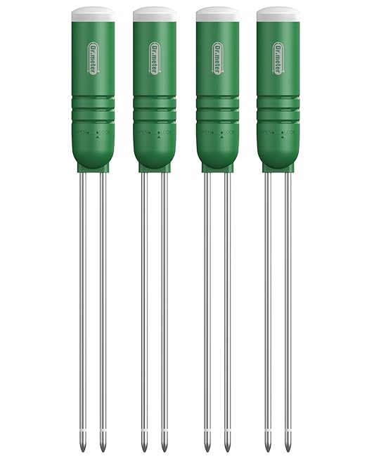 4 Pack Soil Humidity Sensor Probe, Plant Soil Moisture Meter, Accessory Only, Cannot Be Used Alone