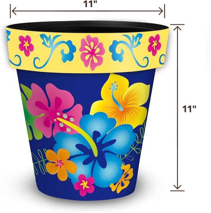 Briarwood Lane Spring Planter 11.75" x 11" x 11" Hello Sunshine Medium for Spring Planter
