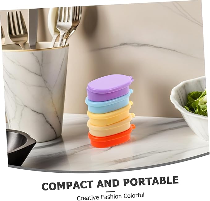 10PCS Miniature Lunch Box for Dollhouse Food Storage Realistic Mini Food Containers with Picnic Bread Fruit Design DIY Fairy Garden Accessories for Miniature Kitchen Decor