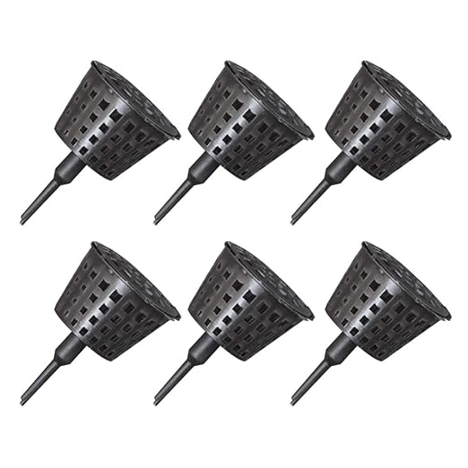 Bonsai Fertilizer Basket Mesh Containers with Lid for Plant Rooting and Controlled Fertilization 40 Pack Garden Nursery Accessories 3.14 X 1.96 Inches Each