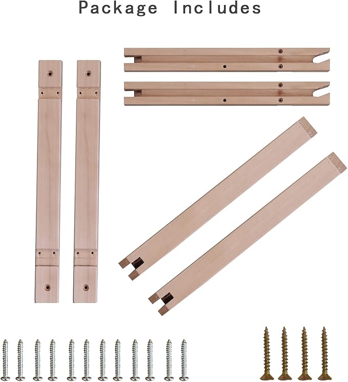 PRIADE Wall Mounted Wood Bracket for Hanging Sconce Pendant Lamp Kits, Planters, Lanterns, Wind Chimes, 12 Inch Floating Shelves Bracket, Set of 2 (Burlywood)