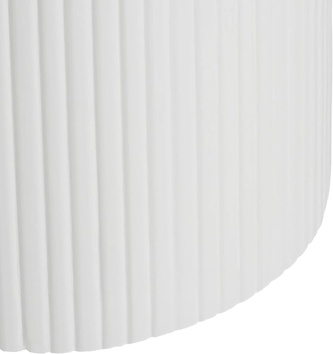 Christopher Knight Home Jorine 24" H Plant Stand, Pedestal Column Side Table, Lightweight Concrete Plant Stand, Indoor Outdoor Plants Standing for Entryway Garden Yard Home, No Assemly Needed, White