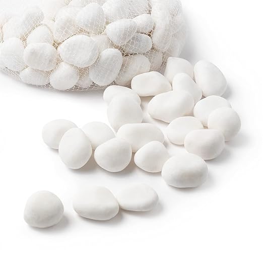 River Rocks Decorative Ornamental Vase Filler Aquarium Gravel White, Large 30 lbs - Landscaping Pebbles for Indoor Plants, Fish Tank Gravel, Terrarium& Home Decor, DIY & Crafting – Royal Imports