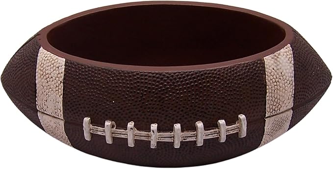 Wowser Football Shaped Planter Pot, Home & Garden Decor, Sports Theme Planter, 10.25 Inches