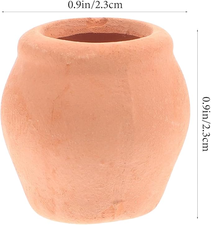 GANAZONO Mini Ceramic Planter Pots Set of 16 Small Succulent Flower Pots for Indoor Desk Balcony Garden Decor