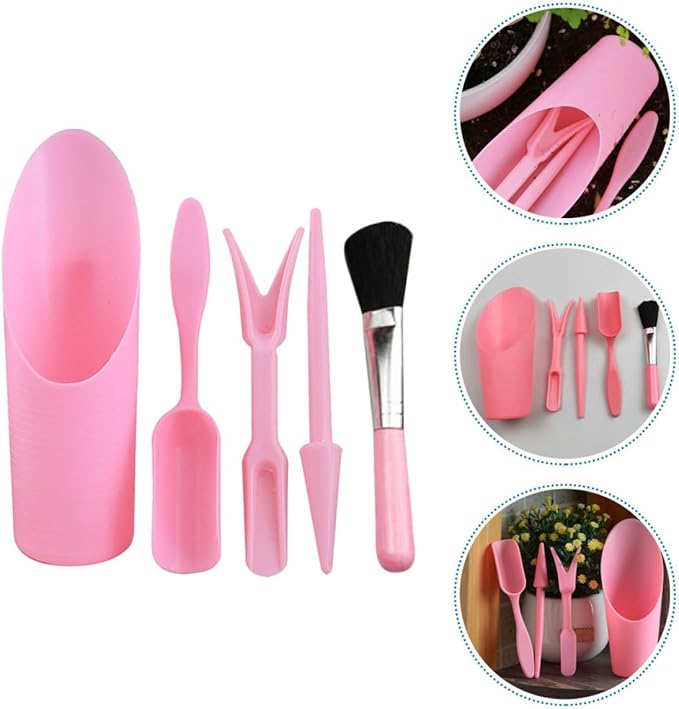 BESPORTBLE 1set Garden Tool Gardening Accessories for Planting and Transplanting Includes Cleaning Brush and Shovel Gardening Work Supplies for Easy Plant Care