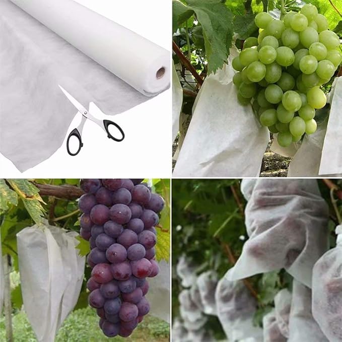 Agfabric Plant Covers Freeze Protection 7'x25' 1.5oz Frost Blankets for Plants Garden Plant Cover Freeze Cloths for Plants Winter Frost Protection,White
