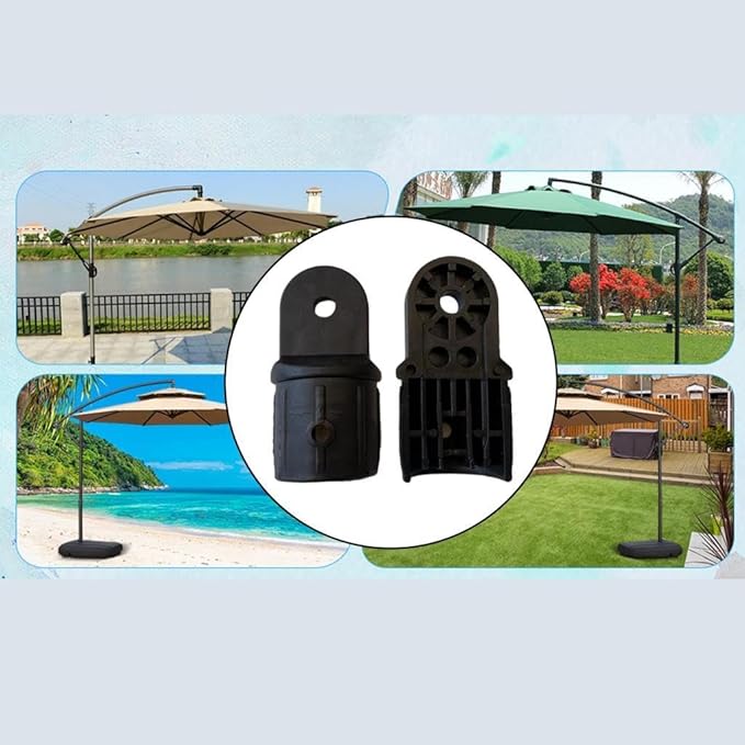 Patio Umbrella Accessories Replacement Maintenance Fixing Umbrella Stand Parts Tool for Market Umbrella Courtyard Picnic Balcony Garden, Connector A