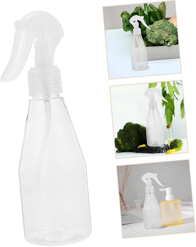 BESPORTBLE 5pcs Hand-Pumped Spray Bottle Plastic Watering Sprayers for Garden Bonsai and Microlandschaft for Plant Care and Cleaning Tasks White Color