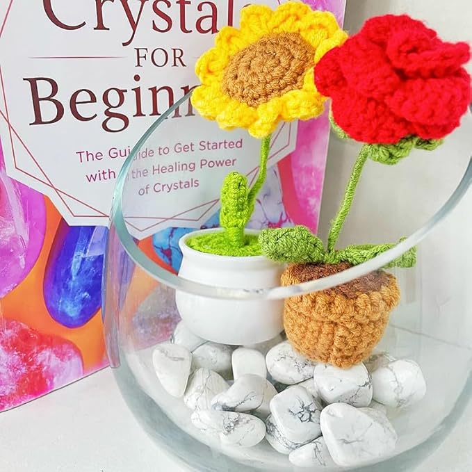 DUQGUHO White Turquoise Crystals Bulk Natural Irregular Polished Stones Tumbled Crystals Gemstone Rocks for Beginners Gift 200g