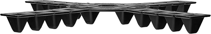 Bosmere S10410 Down Under Plant Stand, 12", Black (Pack of 12)