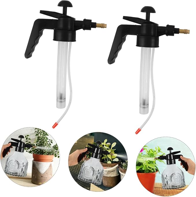 TOYANDONA 2Pcs Pump Type Spray Nozzles for Watering Bottles Ergonomic Design for Comfortable Grip for Plant Care Cleaning Tasks Lightweight Compact Stylish Home Accessory