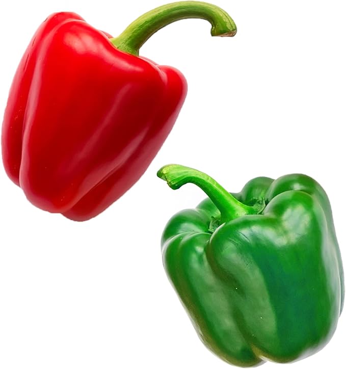 2026 EarlyBird-40ct Sweet Bell Pepper Seeds for Planting,Green & Red Bell Pepper,Non-GMO Heirloom Seed Vegetable Seeds for Home Vegetable Garden&Hydronic Pods-Veggie Seeds:California Wonder