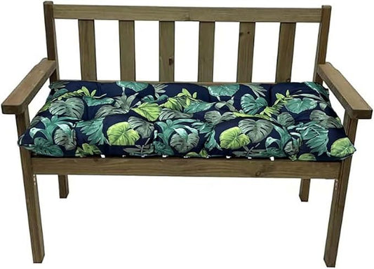 Waterproof Swing Chair Cushions for Outdoor Furniture Patio Beach Cushion Thick Outdoor Garden Beach Seat Pad 20 x 40 in Navy Green