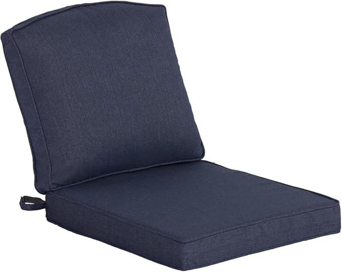 20"x21.5" Outdoor Deep Seat Patio Cushions Set of 1, Outdoor Chair Cushions Bottom Resilient Foam Filling Water-Resistant UV Resistant Weather Resistant with YKK Zippers,Sky