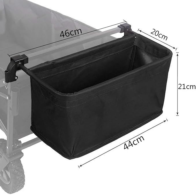 Wagon Tail Storage Bag Cart Tail Pocket - Trolley Cart Accessories,Oxford Cloth Storage Bag for Wagon,Garden Cart Accessories Bag for Camping Garden Sports