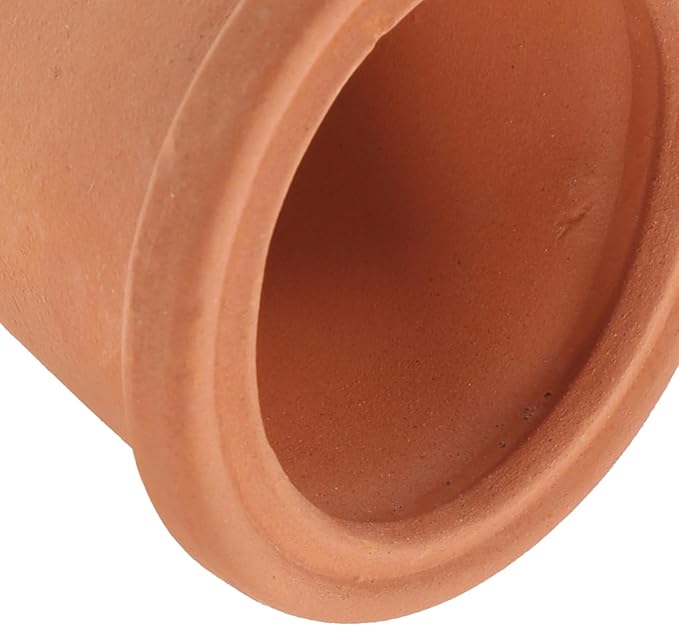 YARNOW Mini Terracotta Pots 1.57 Inch Tiny Red Clay Succulent Planters Vintage Thumb Pottery for Indoor Garden Small Plants and Craft Decoration