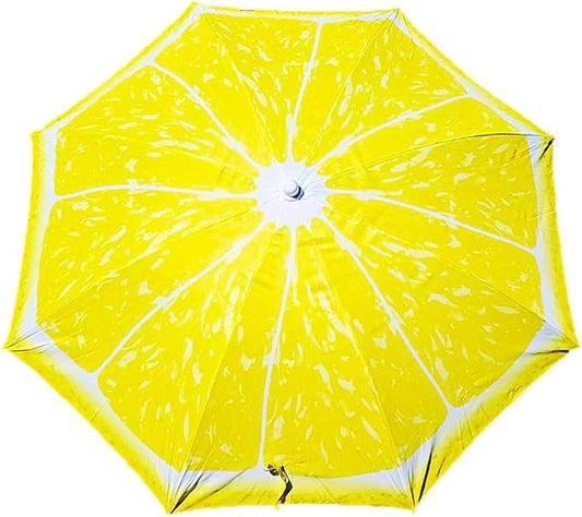 PMU 6.5 ft Beach Umbrella for Sand, Sun Shelter, Outdoor Sunshade Umbrellas for Patio Garden Beach Pool Backyard
