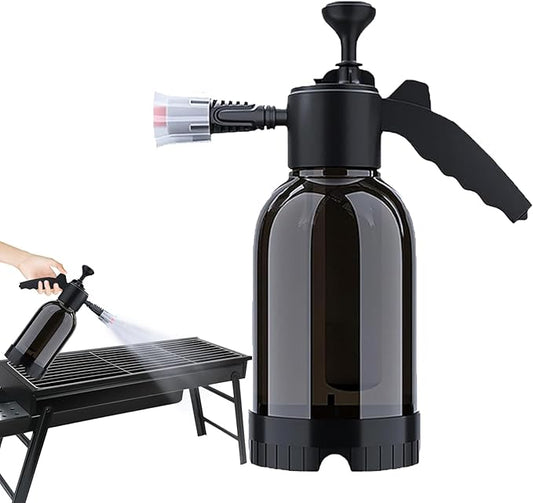 Foam Sprayer – 33x25.5cm PP, Handheld 2L Cannon, Hose Tool | Perfect for Vehicle Maintenance, Lawn Cleaning, Patio Surfaces, Household Care, Car Detailing, Multi-Purpose Garden Tool, Even Spray