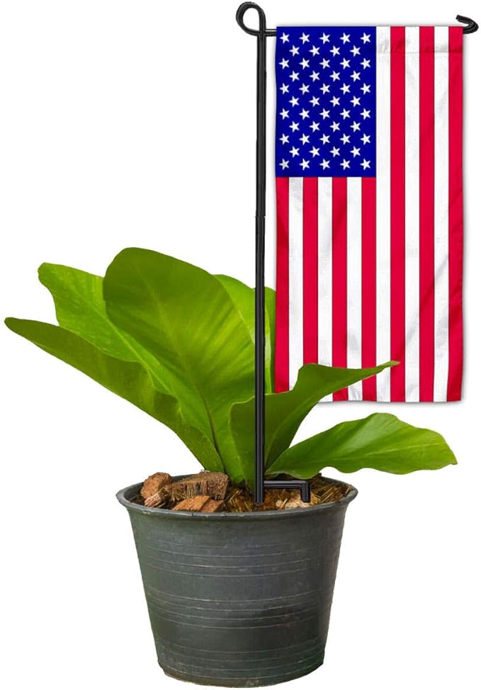 American USA Flag Mini Garden and Flower Pot Flag Topper