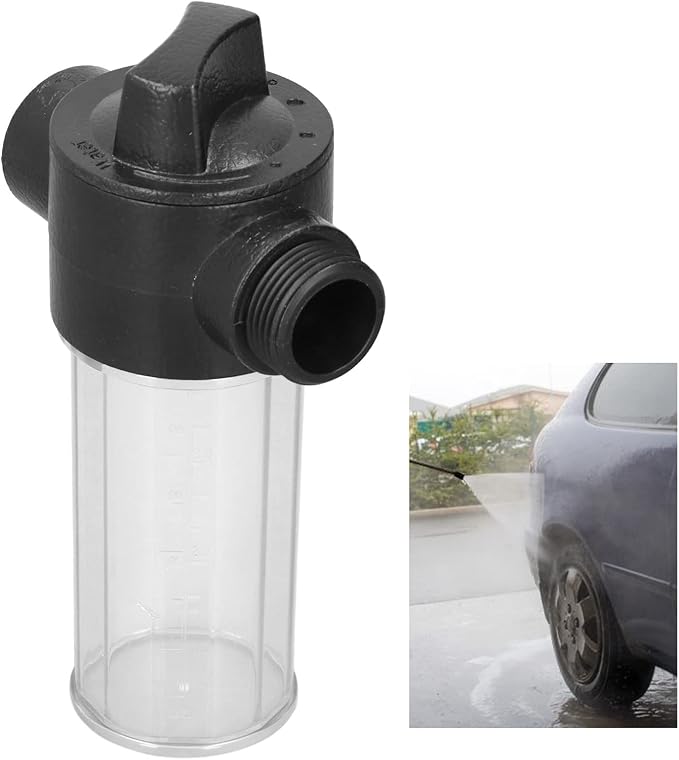 Car Washing Foamer, Water Foam Bottle Switchable Non Leaking Tightly Fit for Garden Hose for Household Cleaning