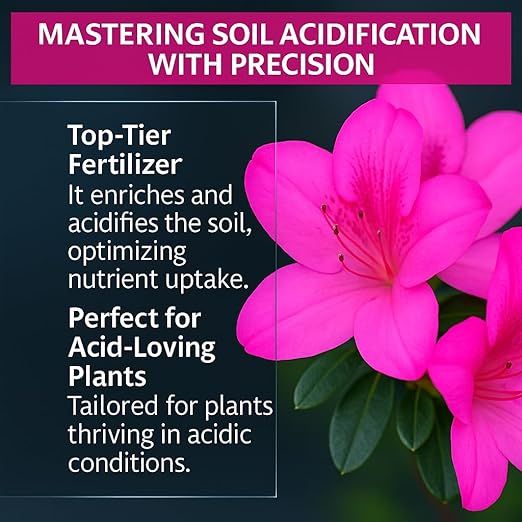 𝐁𝐄𝐒𝐓𝐒𝐄𝐋𝐋𝐄𝐑 Slow Release Hydrangea Fertilizer with Iron & Sulfur – Indoor & Outdoor Soil Acidifier for Miracle Growth - 20 QUARTS