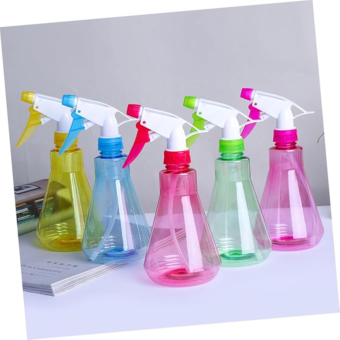 5pcs Plastic Gardening Sprayer Watering Bottles for Home and Garden Random for Plant Care and Cleaning Tasks