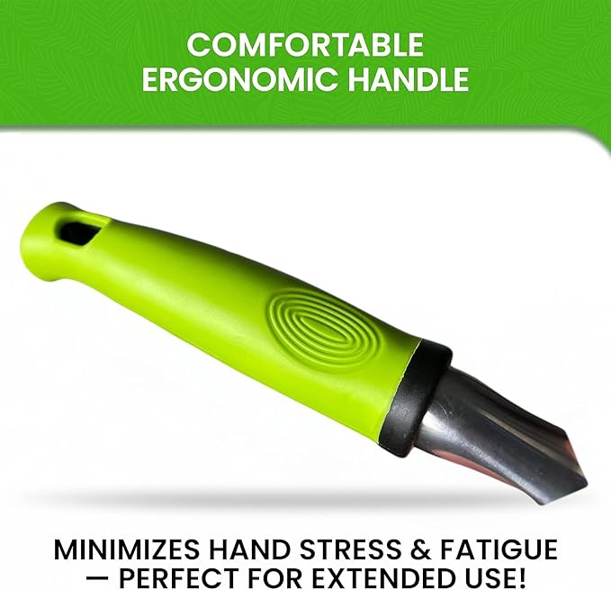 Garden Guru Hand Weeder Tool with Ergonomic Handle - Rust Resistant Weed Puller for Planting, Weeding, Flower and Vegetable Care in Lawn Garden Yard - 1 Case (50 pcs)