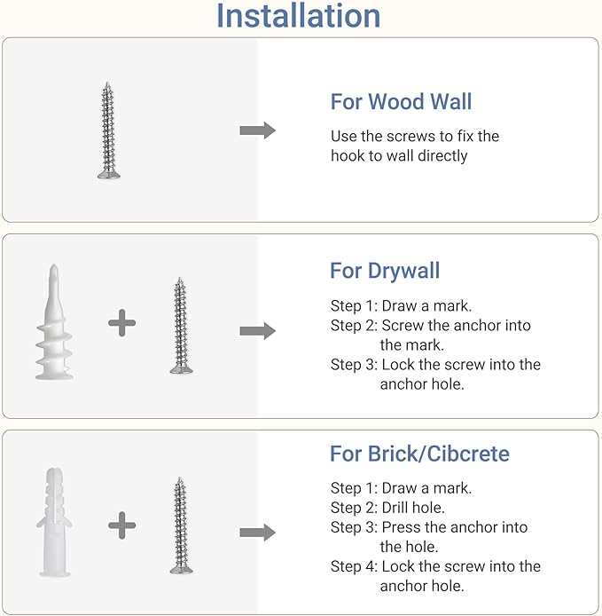 Mkono Ceiling Hooks for Hanging Plants, Metal Plant Hanger Bracket Wall Mount Hooks for Hanging Bird Feeders, Lanterns, Wind Chimes, Planters, Indoor&Outdoor Decoration Hooks (2-Pack) (White)