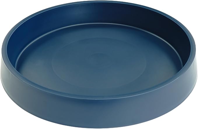 4 Pack Plant Saucer Tray for Ceramic Plastic Pots, 6 inch Plant Saucers for Indoors, Pot Saucers Trays, Flower Planter Water Drip Trays for Pots Base (6", Blue)