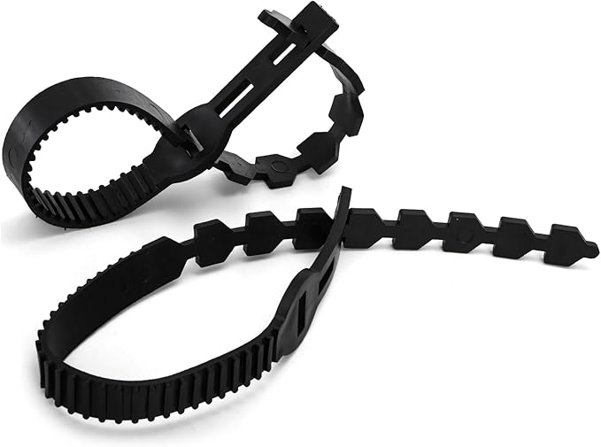 Coloch 10 Pieces Tree Stake Support Bands, Adjustable Tree Plant Ties Reusable Garden Trees Strap Durable Branch Rubber Ties Garden Stake Connectors for Cable Plant, Young Tree, 23.3 Inches