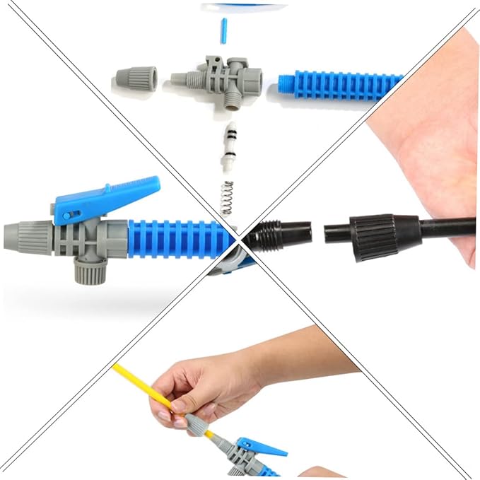 Milisten 4pcs Spray Nozzles Ergonomic Handle for Garden and Agricultural Use Plastic Sprayer Accessories for Outdoor Tasks