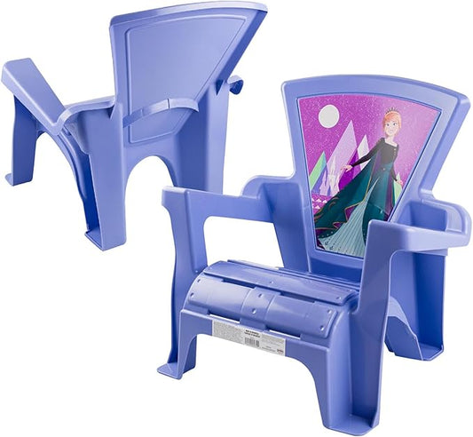Frozen 2 Garden Chair Kids, Girls Outdoor Adirondack Chair Seat Purple