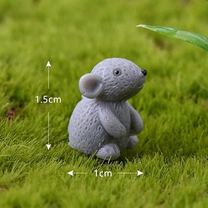 Small Animals Miniature Fairy Garden Accessories Micro Landscape Pots Bonsai Craft Decor 5PCS