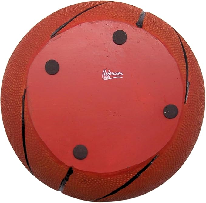 Wowser Basketball Shaped Planter Pot, Home & Garden Decor, Sports Theme Planter, 6.5 Inches