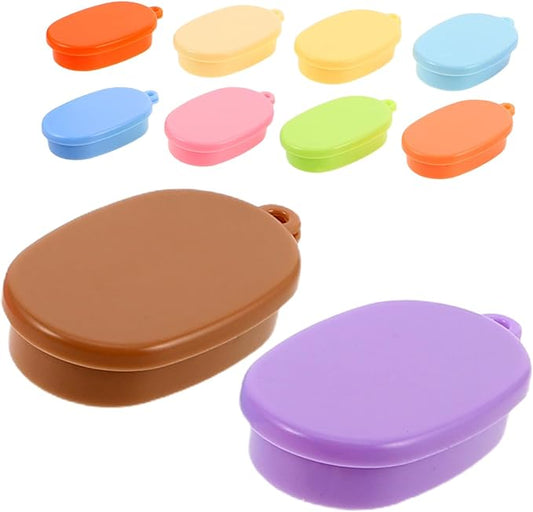 10PCS Miniature Lunch Box for Dollhouse Food Storage Realistic Mini Food Containers with Picnic Bread Fruit Design DIY Fairy Garden Accessories for Miniature Kitchen Decor