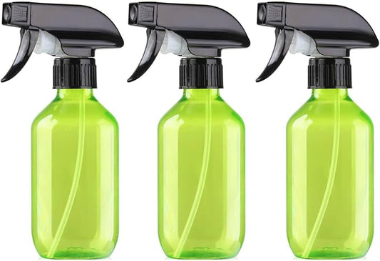 Bynccea Plastic Spray Bottles 2 Packs - 10 oz/300 ml Empty Water Spray Bottles - BPA Free Plastic Refillable Containers for Hair, Gardening, Plants