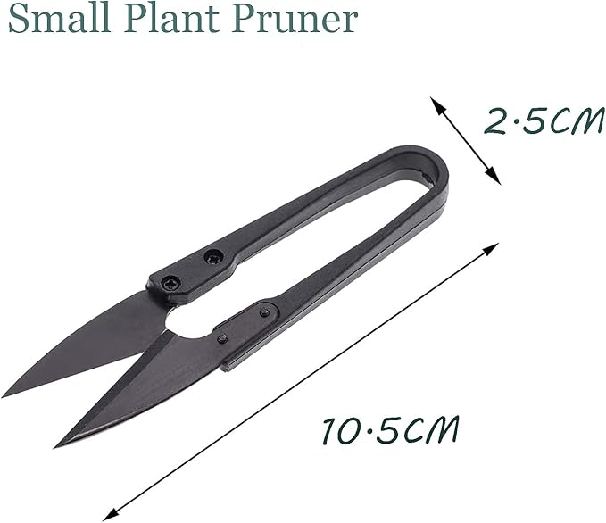 JINJIAN Bonsai Pruning Scissors 6 PCS - Small Pruner Shears Bud Leaves Trimmer Garden Shears for Plants, Gardening Clippers for Flower Bonsai Trimming Pruners