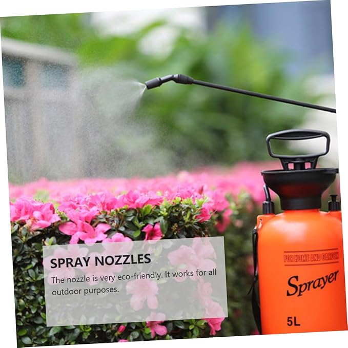 Milisten 2pcs Spray Nozzles Ergonomic Grip for Garden and Household Use Compatible Standard Hoses for Lawn Care Cleaning and Pet Training