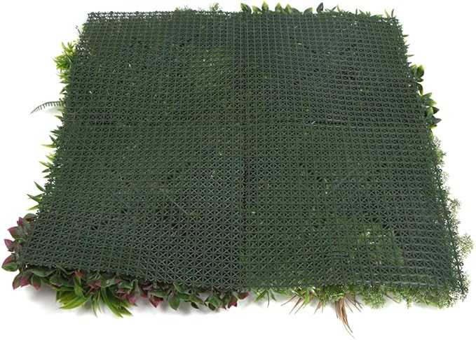 ULAND Artificial Topiary Hedges Panels, Ivy Fence Mat,Verticial Garden Privacy Fence Screen Greenery Wall Backdrop Decor, Garden Privacy Screen Fence（L07801H） 40x40‘’